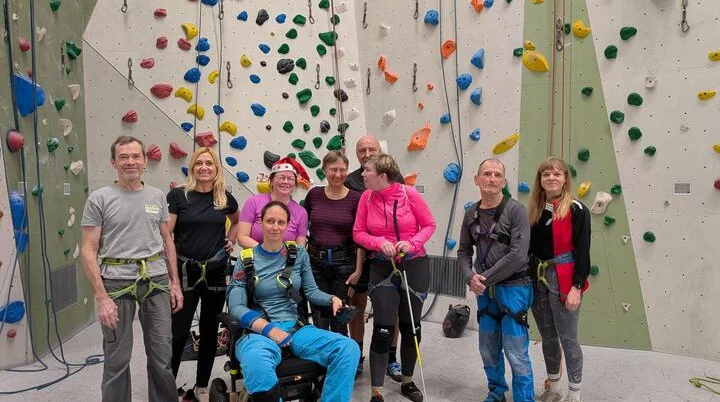 feste Gruppe inklusiver Klettertreff | © Sektion Kassel